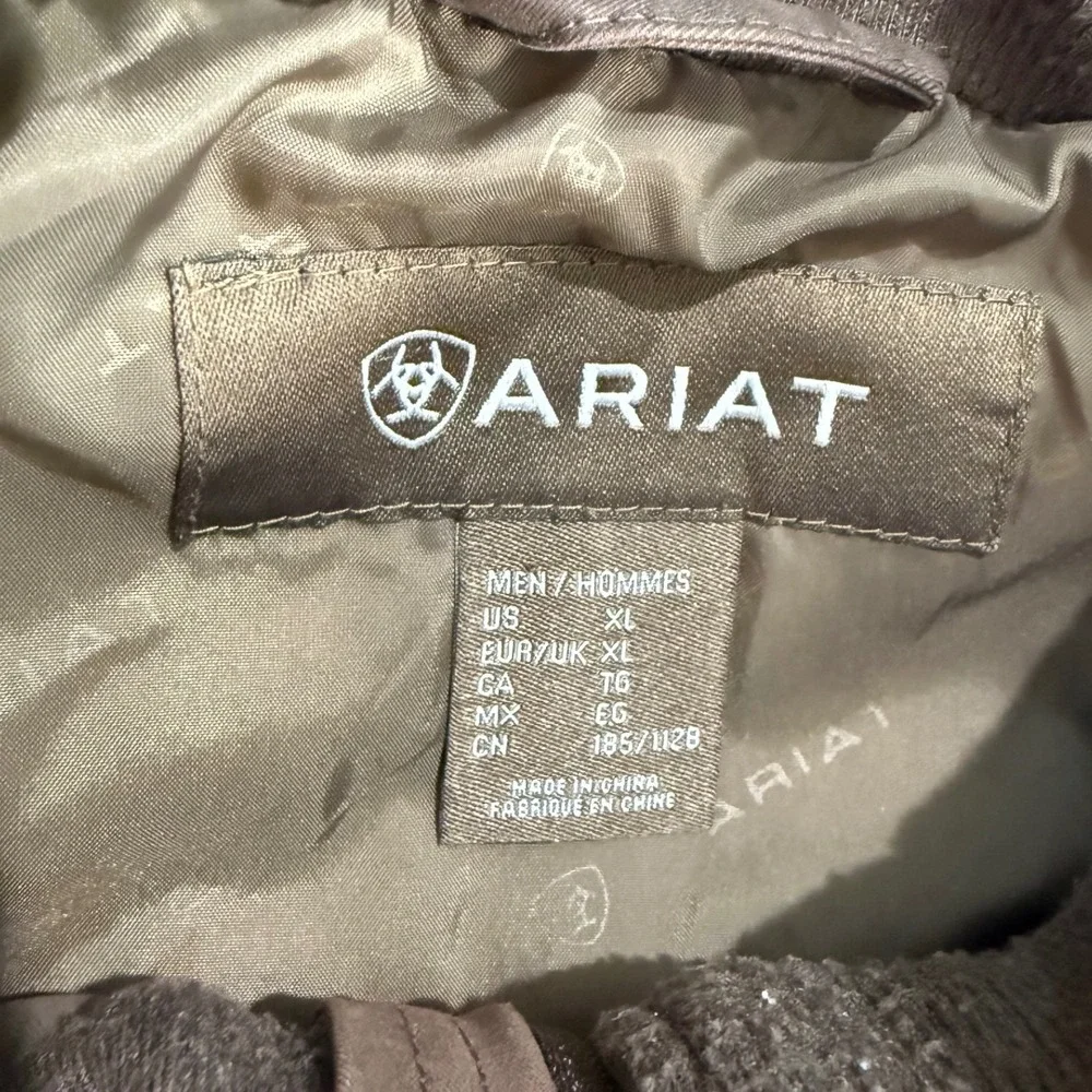 Ariat Grizzly 2.0 Canvas Vest Mens XL Brown Workwear Insulated Concealed Carry - Picture 5 of 14